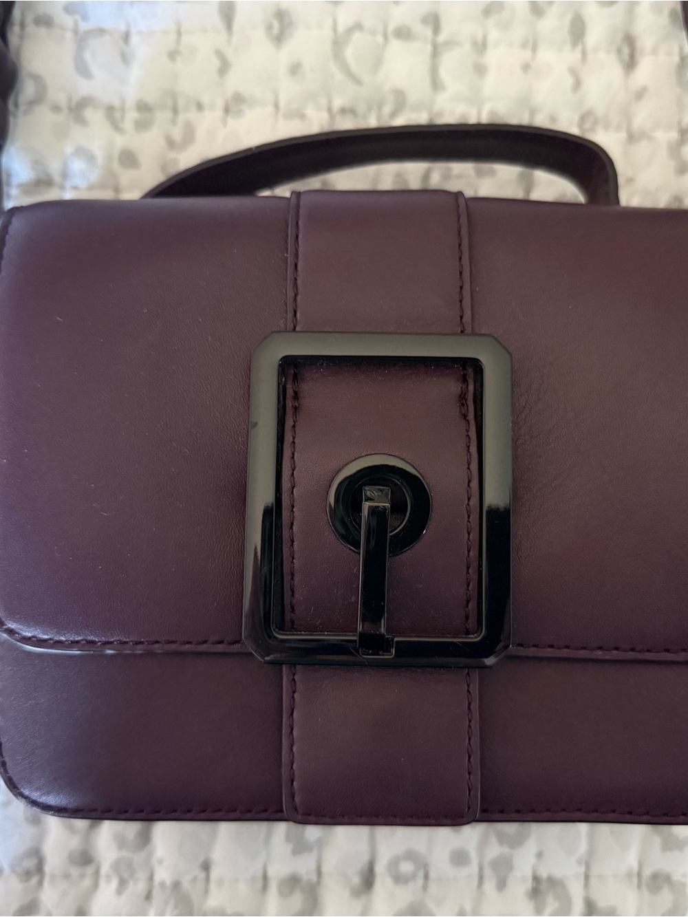 Rebecca Minkoff Deep Plum Leather Crossbody - Picture 3 of 10